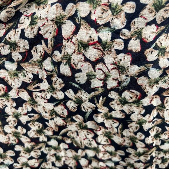 Lulus Medium Floral Forever Navy Blue Floral Print Smocked Skater Dress - Picture 6 of 15